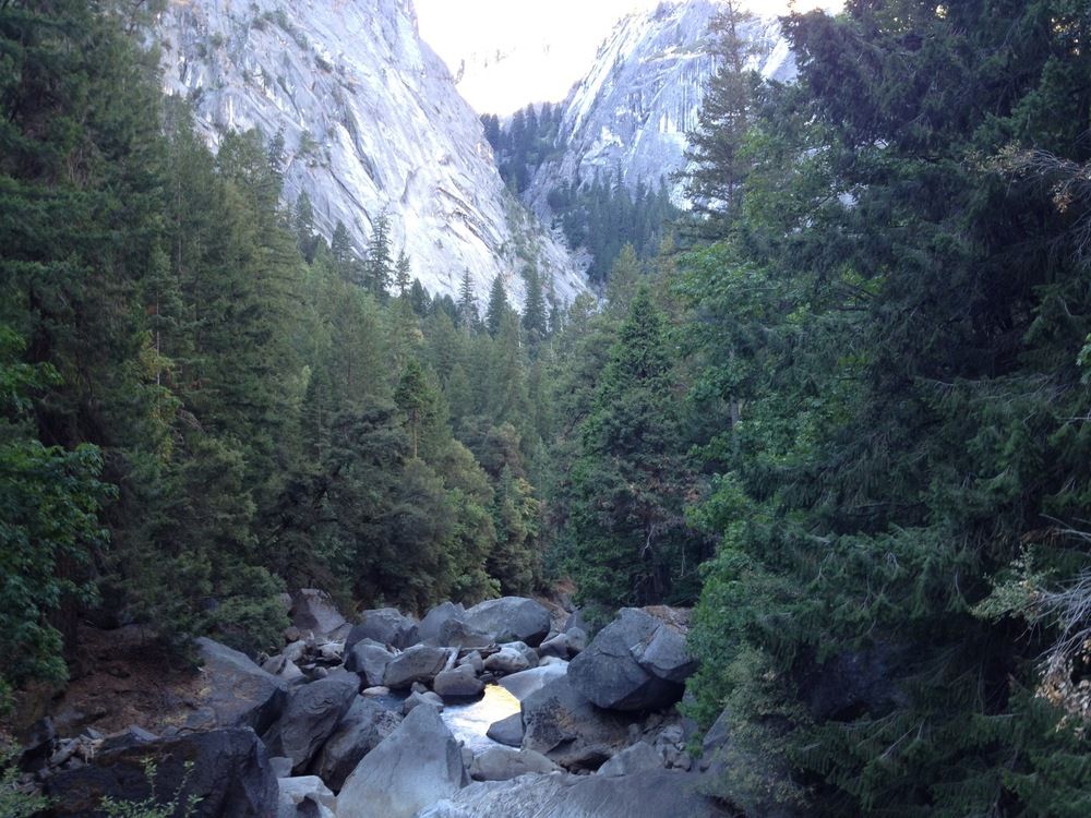 Big rock walls at Yosemite