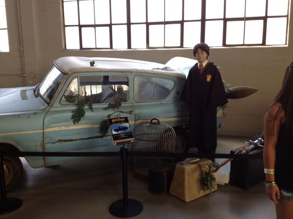 Warner bros studio tour, famous car